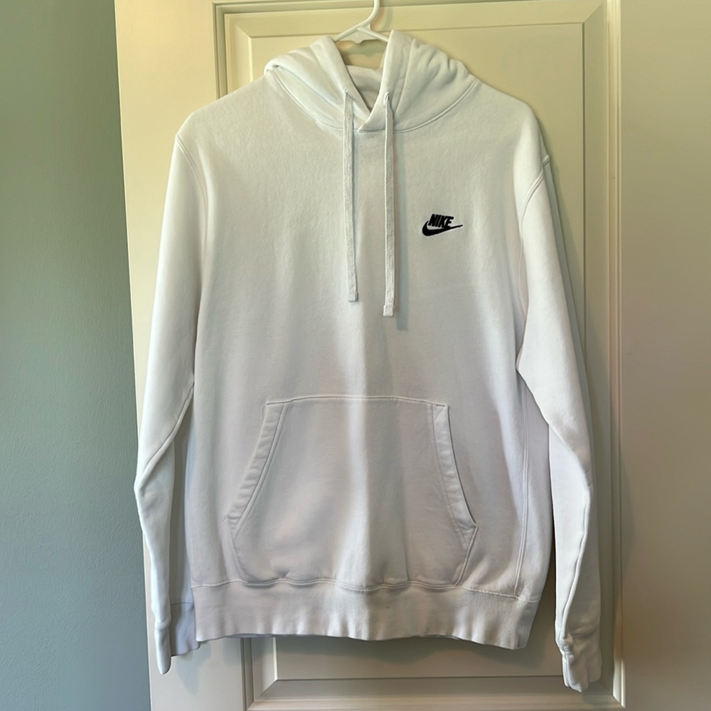 NWOT Nike Men’s Hoodie white sweatshirt size Med
